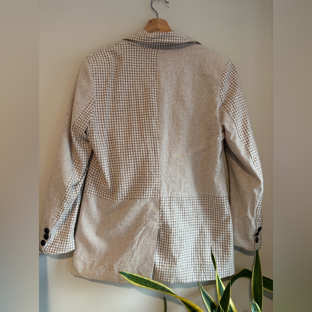 Bagatelle Patchwork Linen Blend Blazer - image 2